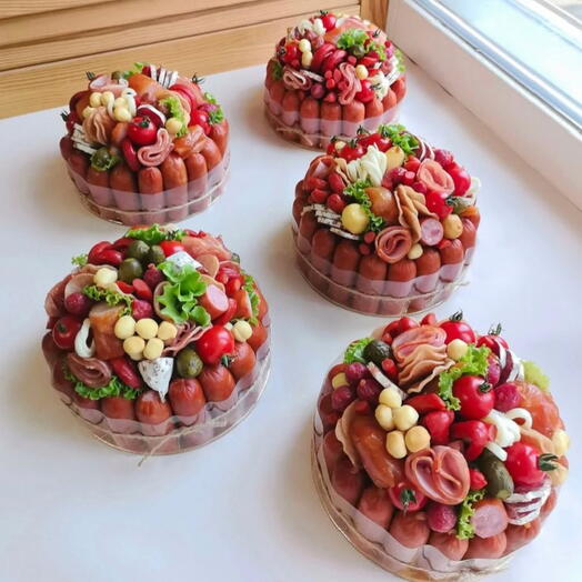 Мясные бенто торты,набор для корпоративного заказа