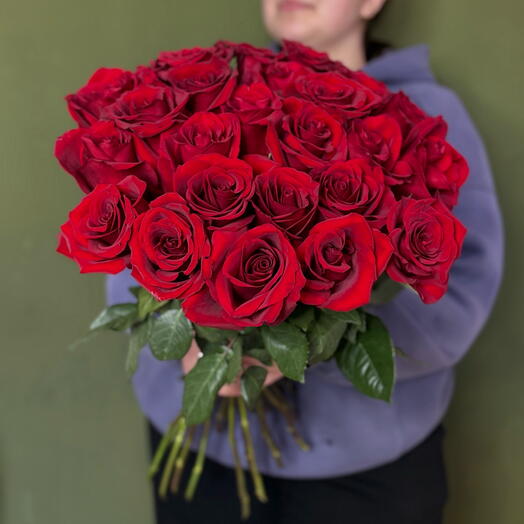 Roses in a ribbon 25 pcs