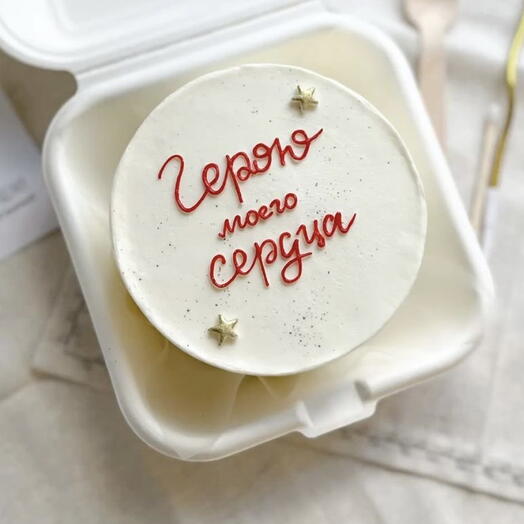 Бенто торт 23 февраля , мой герой