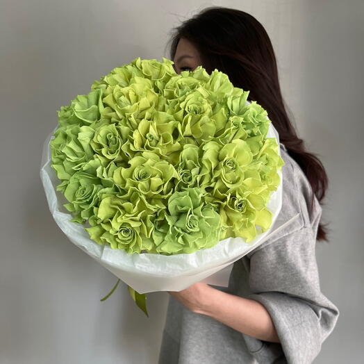 💚 Green French Roses — Вечная классика в новом цвете