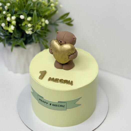 Торт на месяц/годик ребенка