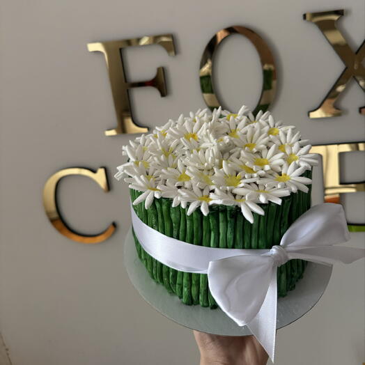 Торт «ромашковый букет»