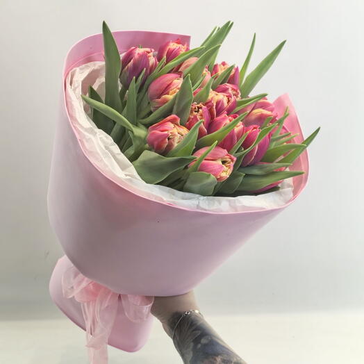 Букет из 15 тюльпанов 🌷
