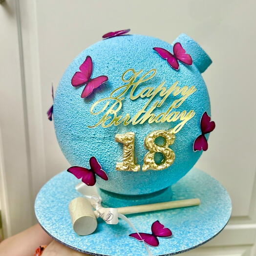 Торт бомба на 18 лет