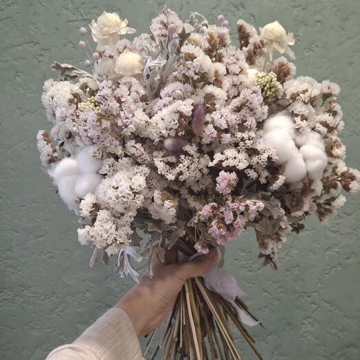 Букет из сухоцветов " Весенняя пора"