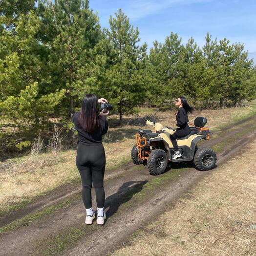 Фотосессия на квадроцикле