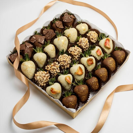 Клубника в шоколаде "Biils" (25-30 шт)