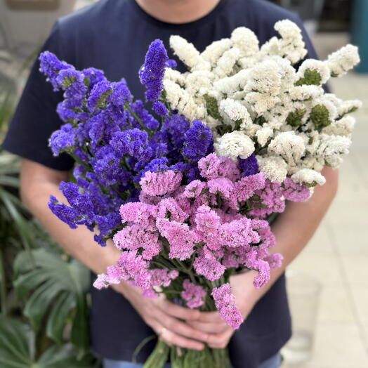 Пачка статица белая, яркая, розовая (25 шт)