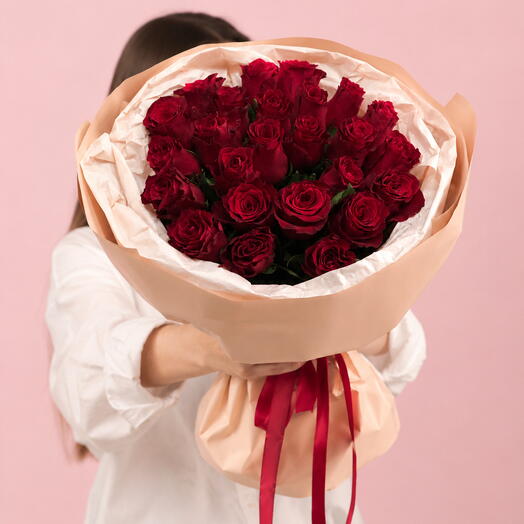 25 красных роз Кения🌹 Акция 🌹