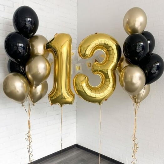 Сет шаров на 13 летие