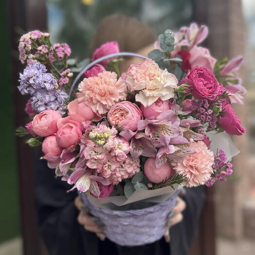Композиция в корзине 349