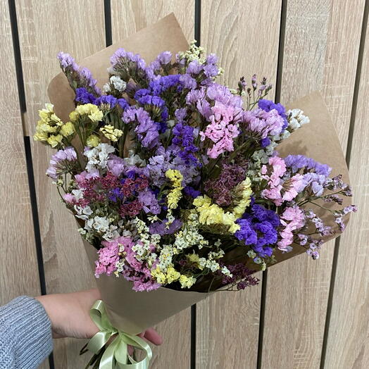 Яркий букет из сухоцветов🌸