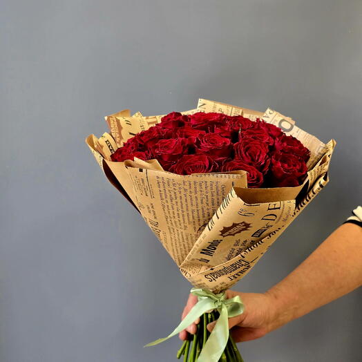 Букет из 27 Красных роз 🌹