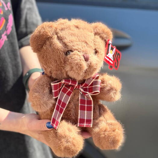 Мягкая игрушка мишка с бантиком 🧸