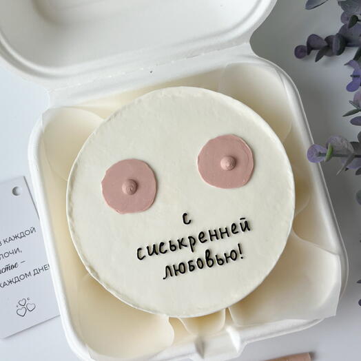Бенто тортик с сиськренней любовью