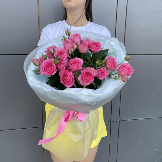 Букет из кустовой розы 🌹