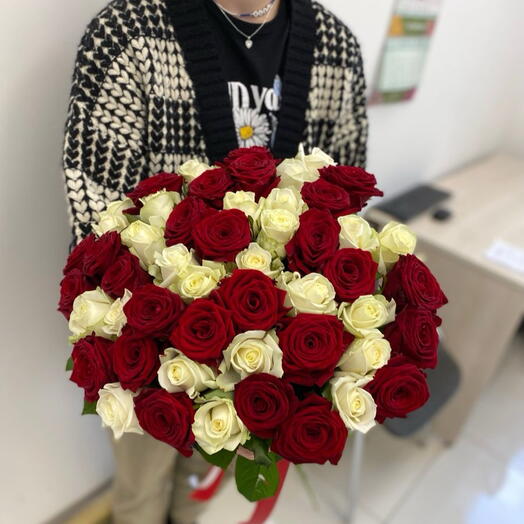 роза белый красный 🔥просто агон 😍😍