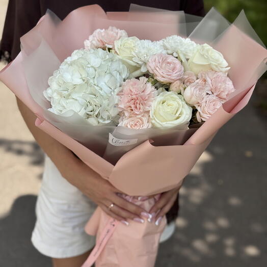 Авторский букет «Кремовая нежность»🌸