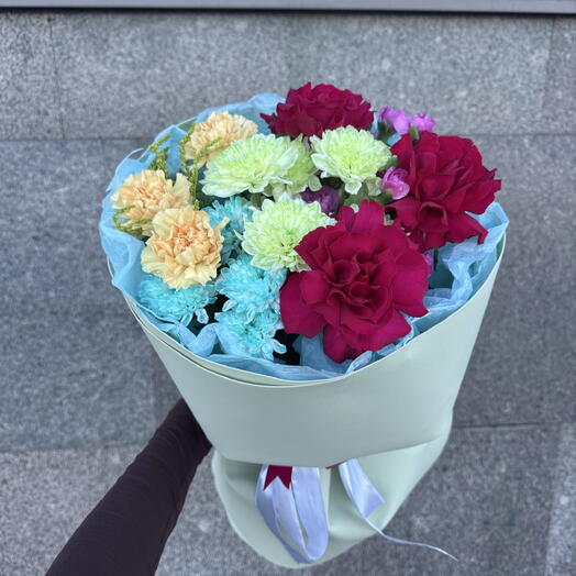 🌈💐 Букет «Дофаминовый Взрыв красок» 💐🌈