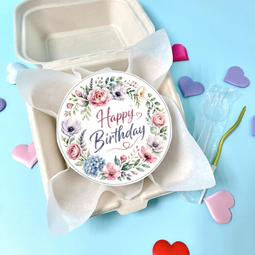 Бенто торт happy birthday