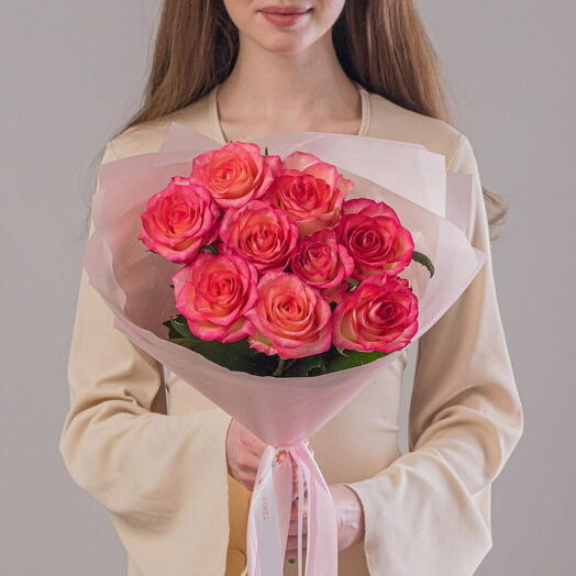 Букет из нежных роз (9)