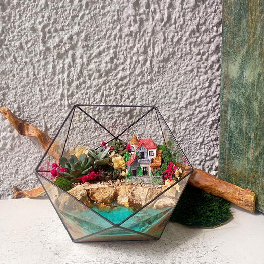 Florarium "Casa junto al mar"
