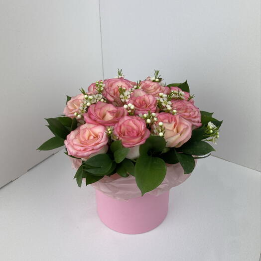 Коробка из роз