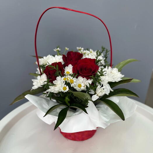Корзина роз