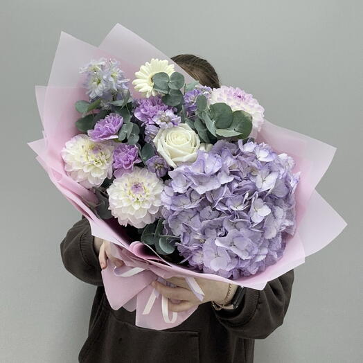 Авторский букет «Сиреневые облака» 💜