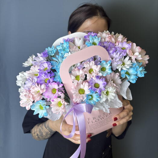 Дофаминовая сумочка с ромашками 🌸🩷