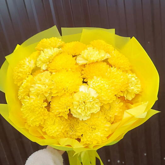 🌟🌞🌟🌞 БЛЕСТЯЩЕЕ СОЛНЦЕ 🌟🤗🌟🌞 из Хризантем и диантусов💛💛💛💛💛