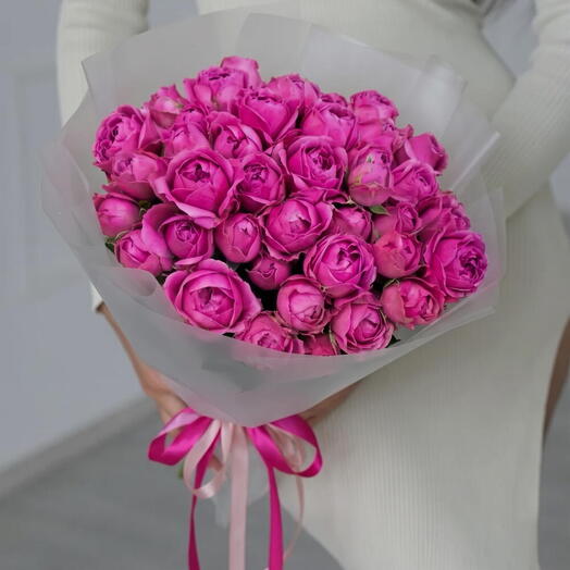 Misty Bubbles Peony Roses(21 pieces)