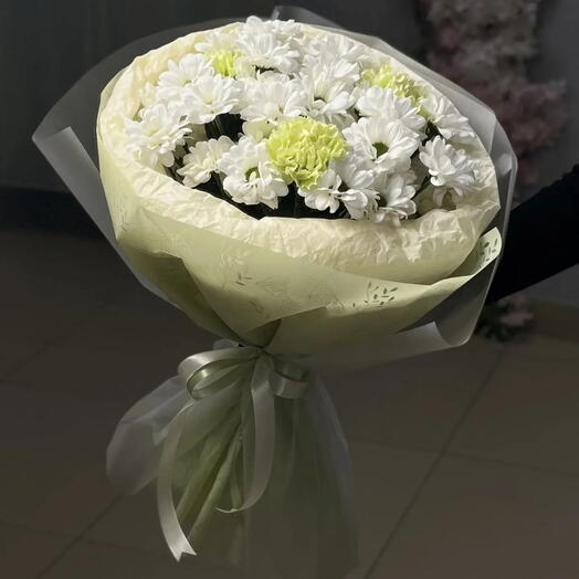 Дивные диантусы и ромашки