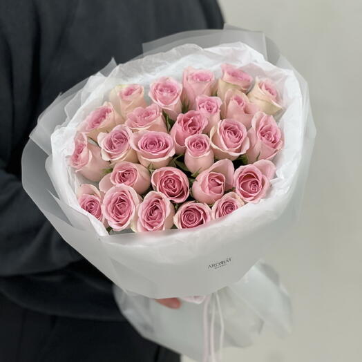Букет из кенийских роз, 25 шт