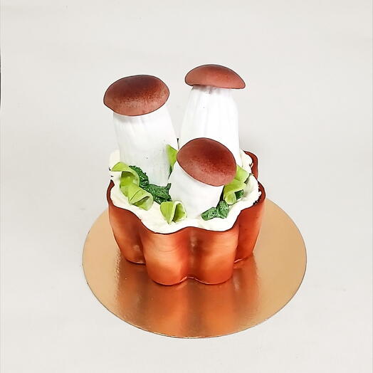 3D-торт "Пирожное корзиночка", 2,5 кг