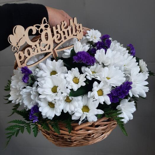Корзина с цветами
