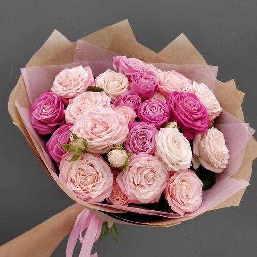 Rosas de peonía Bombastic