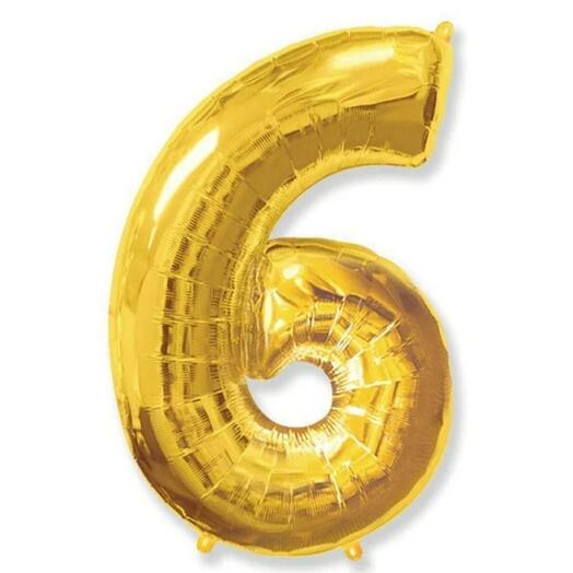 Цифра фольгированная