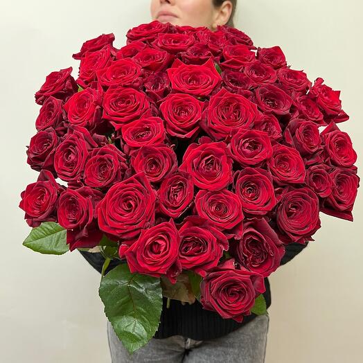 51 red rose (50cm)