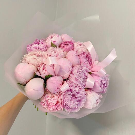 ✅ 21 peonies