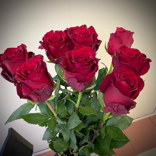 Ramo de rosas rojas