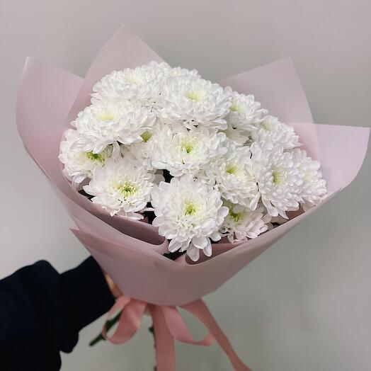 Букет из кустовых хризантем