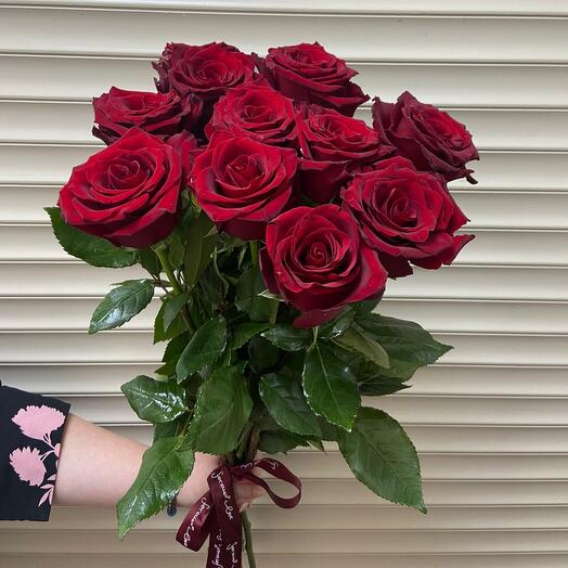 Bouquet of 11 premium red roses