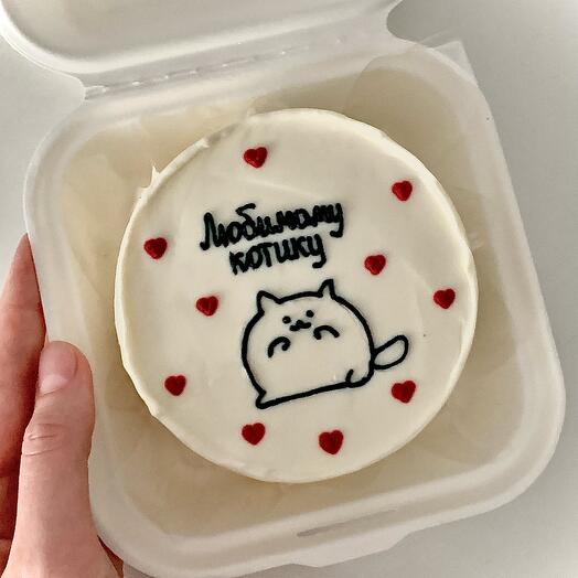 Pastel de Bento "gato Favorito"