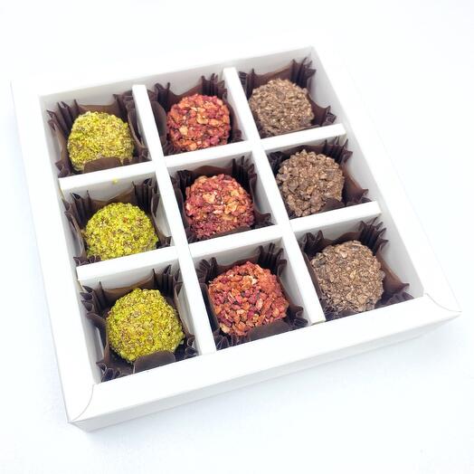 Шоколадные трюфели 3*3