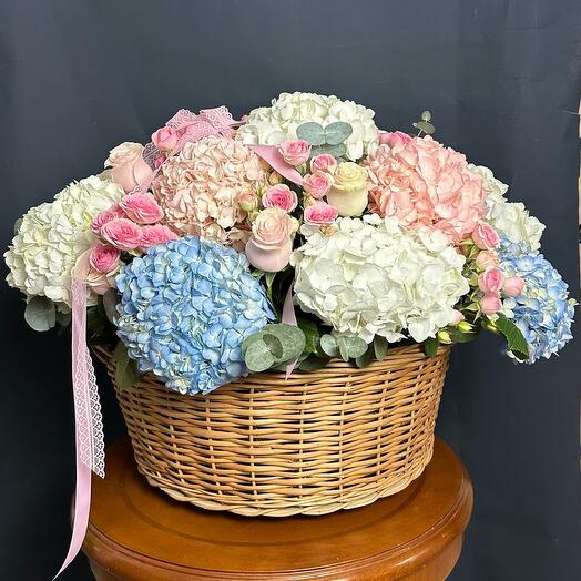 Цветы в коробке