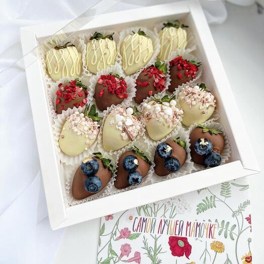 Клубника в шоколпде 16 шт