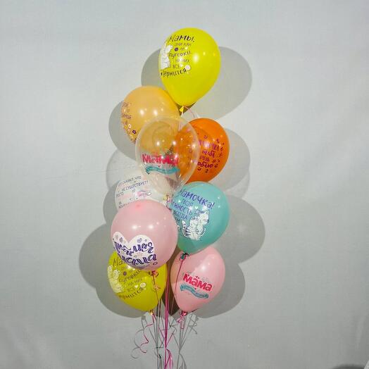 Balloons for mom 9pcs