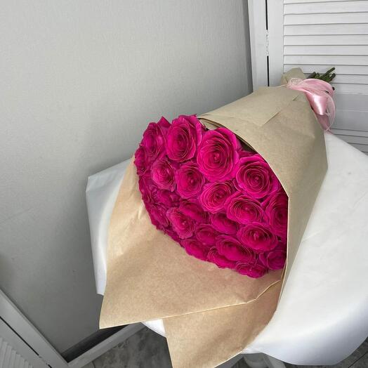 25 rosas de color lila