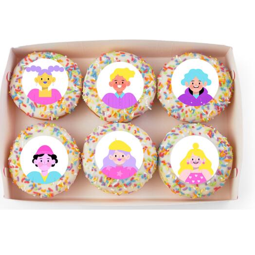 Набор пончиков с индивидуальным дизайном